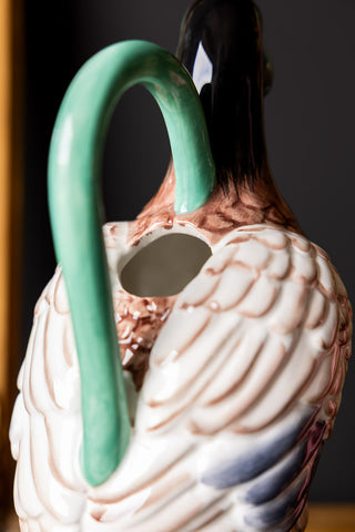 Image of the back of the Quirky Duck Stem Vase