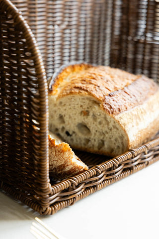 Detail image of the Rattan-Style Bread Bin