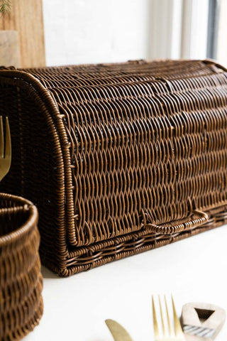 Image of the material for the Rattan-Style Bread Bin