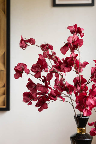 Image of the Red Ochre Beautiful Artificial Flower Stem