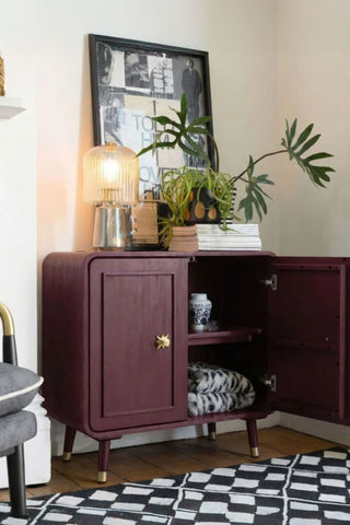 Image of the Ringo Cabinet in Deep Plum