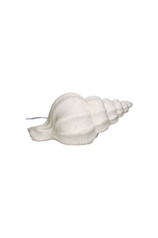 Cutout image of the Sandstone Shell Table Lamp on a white background.