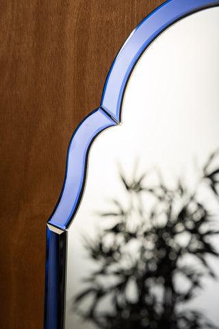 Image of the colour on the Sapphire Blue Moroccan-Style Wall Mirror