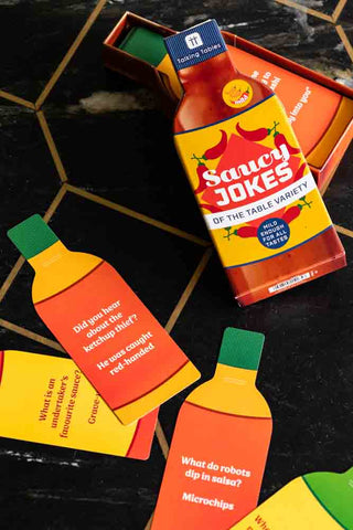 Detail image of the Saucy Jokes Party Game