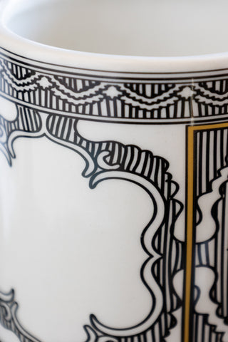 Detail image of the Set Of 2 Christmas Spirit & Santa's Secret Stash Storage Jars