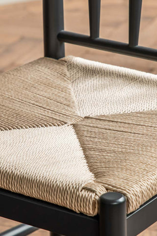 Close-up image of the Set Of 2 Coastal Dining Chairs