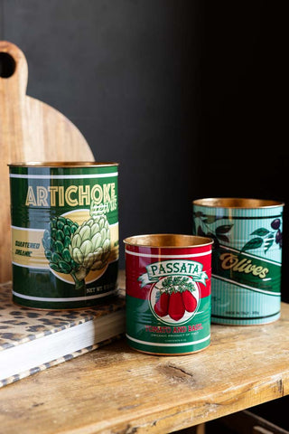 Image of the Set Of 3 Retro Deli Storage Tins