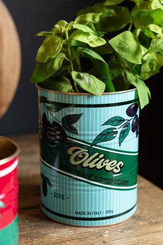 Detail image of the Set Of 3 Retro Deli Storage Tins