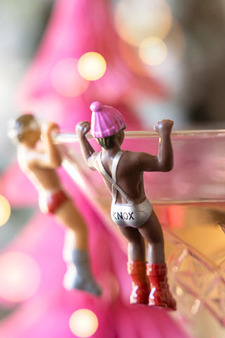 Image of the Set Of 6 Apres Ski Wine Glass Charms