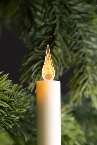 Close-up image of the Set of 10 LED Dinner Candles