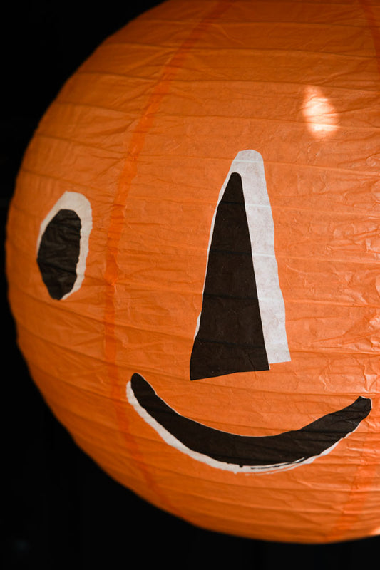 Close-up image of the Set of 3 Halloween Paper Lanterns