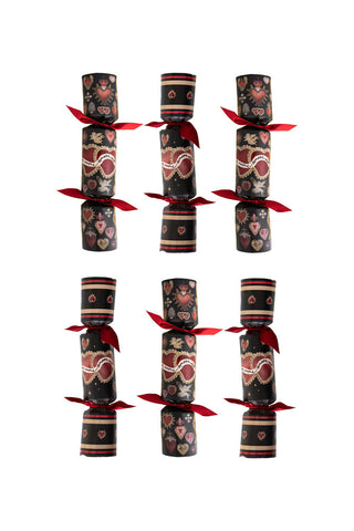 Image of the Set of 6 Rockett St George Luxury Milagro Christmas Crackers on a white background