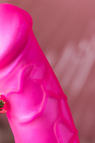 Close-up image of the Set Of 3 Colourful Sex Toy Christmas Tree Decorations