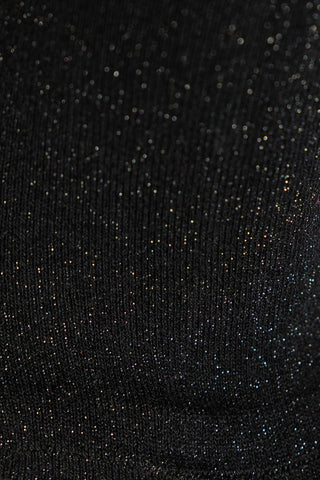 The texture and glitter detail on the She's Electric Cotton Glitter Socks. 