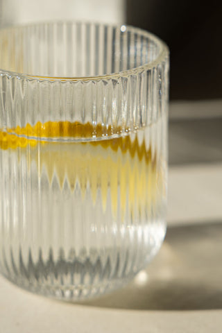 Image of the Short Ribbed Tumbler Glass