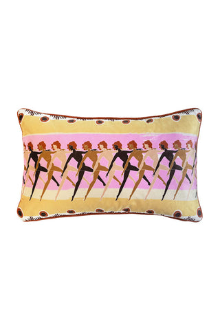 Cutout of the Sisterhood Charity Rectangular Cushion on a white background.