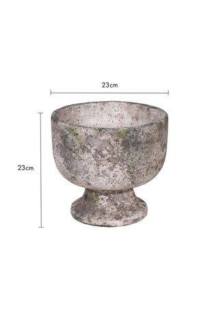 Dimension image of the Sandstone Effect Footed Planter