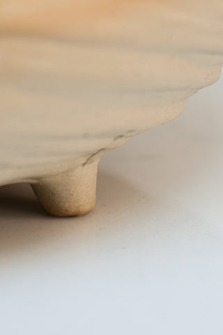 Image of the bottom of the Oyster Shell Dish