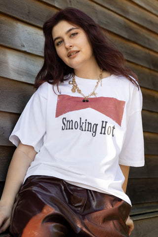 Image of the Smokin' Hot White T-Shirt - Available in 6 Sizes