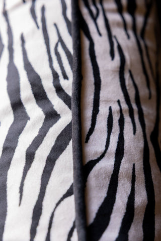 Detail image of the Snow Tiger Print Cushion