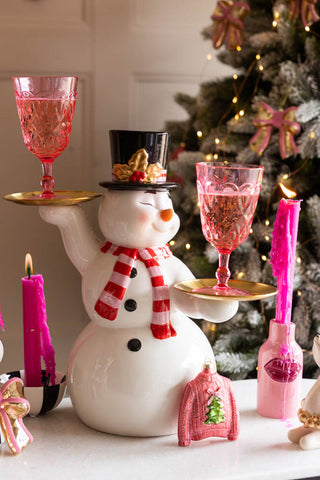 Lifestyle image of the Snowman Butler Christmas Decoration