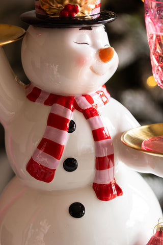 Detail image of the Snowman Butler Christmas Decoration