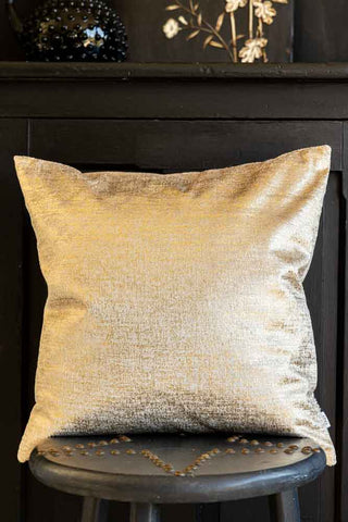 Lifestyle image of the Soft Gold Cushion