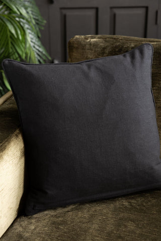 The reverse side of the Swan Tapestry Embroidered Cushion.