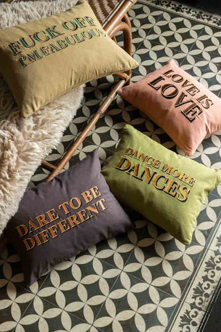 CUshions styled together
