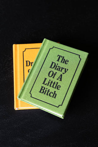 Close-up image of the The Diary Of A Little Bitch A7 Notebook