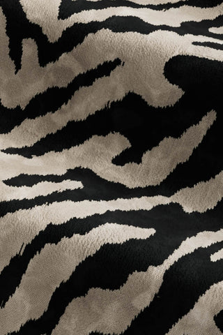 Close-up of the fabric of The Lola 2 Seater Sofa in Tiger Print Velvet.