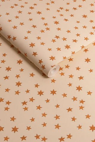 The roll of The Midnight Skies Wallpaper in Ivory.