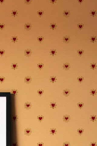 The Sacred Hearts Wallpaper in Golden Hour shown with a black frame in the corner. 