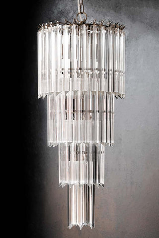 Image of the Tiered Crystal Chandelier