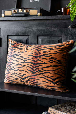 Image of the Tiger Print Cushion