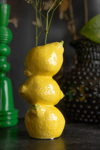 Image of the Trio Of Lemons Vase