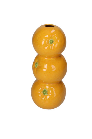 Image of the Trio Of Oranges Vase on a white background