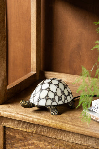 Image of the Art Deco Turtle Table Lamp off