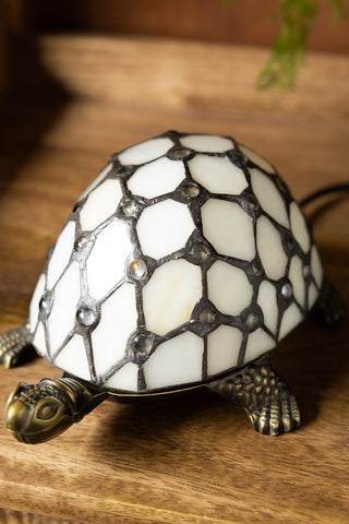 Detail image of the Art Deco Turtle Table Lamp