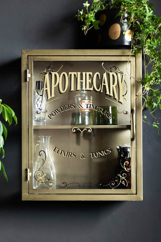 Image of the Vintage-Style Apothecary Wall Cabinet