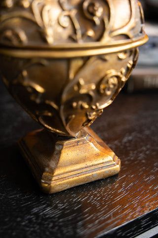 The base of the Vintage-Style Milagro Trinket Dish. 