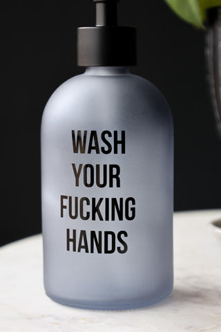 Image of the Wash Your Fucking Hands Soap Dispenser