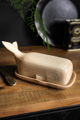 Lifestyle image of the Whale Butter Dish