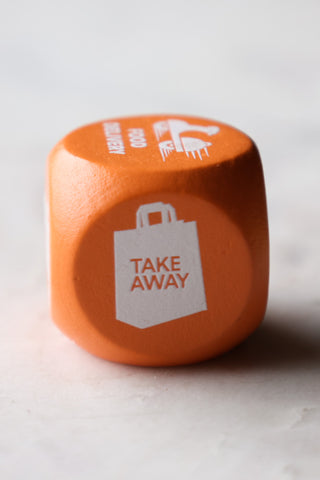 Close-up image of the What To Eat Decision Dice Set