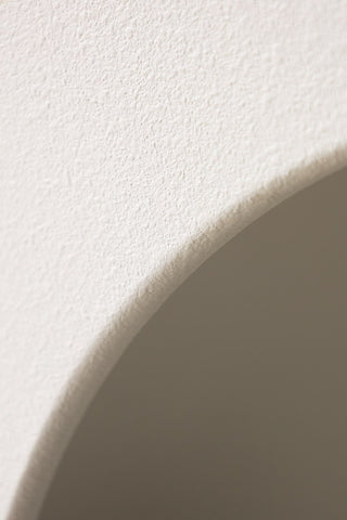 Detail image of the White Alcove Shelf. 