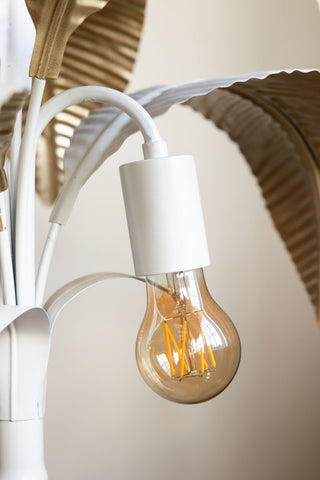 Image of the bulb holder for the White Palm Tree Table Lamp