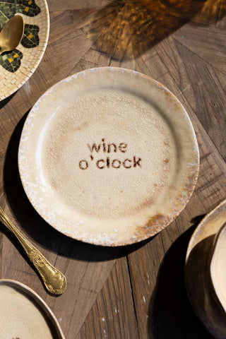 Image of the Wine O'Clock Ceramic Side Plate