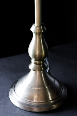 Image of the base for the Winifred Green Velvet Fringe Table Lamp