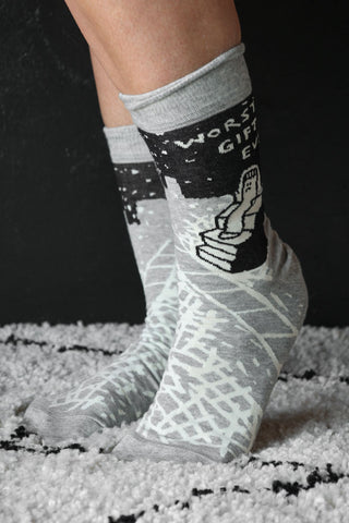 Image of the Worst Ever Gift Mens Crew Socks