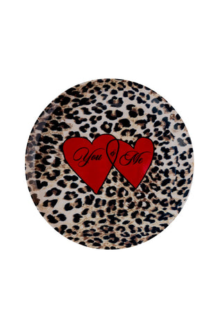 Image of the You & Me Decorative Wall Plate on a white background